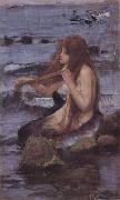 Sketch for A Mermaid John William Waterhouse